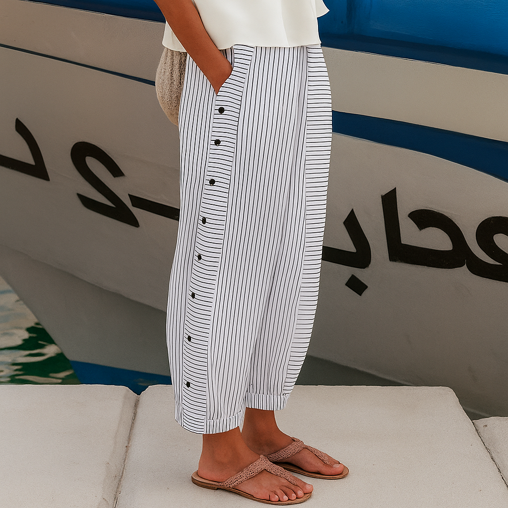 Women’s Linen Trousers | Lightweight Relaxed Fit Summer Trousers for Casual & Smart Wear