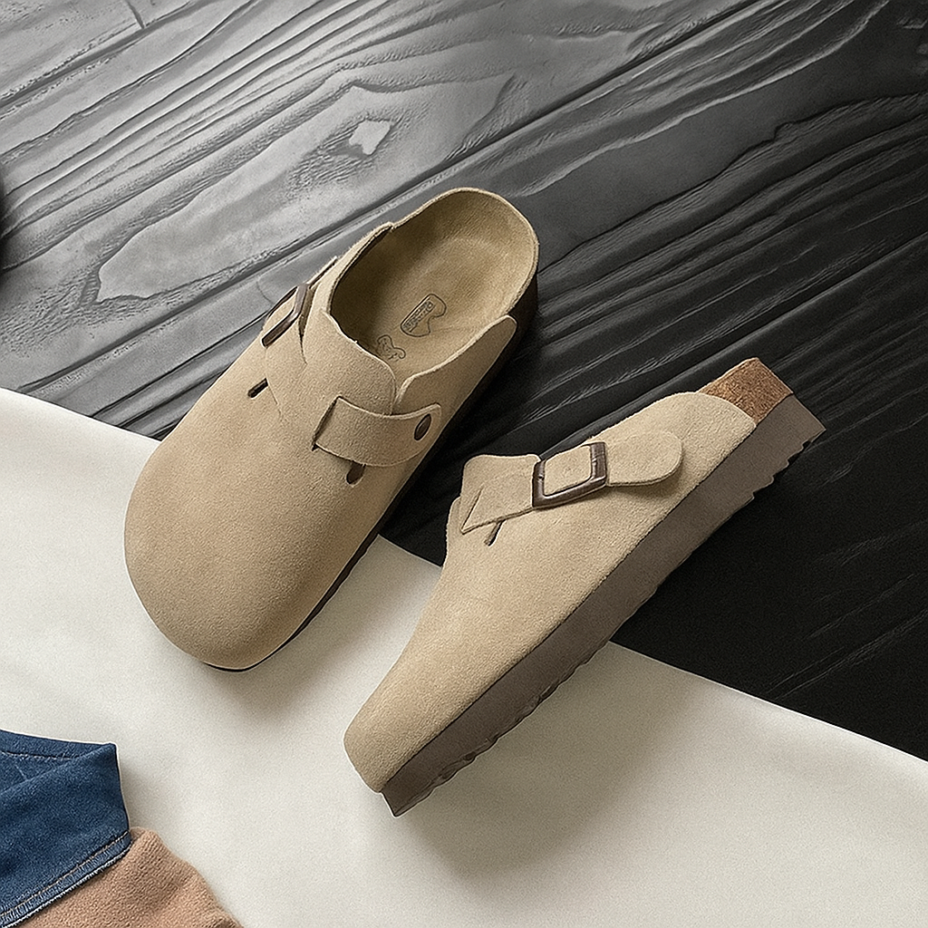 Premium Leather Unisex Sandals | Comfortable Ergonomic Summer Footwear for Everyday Wear